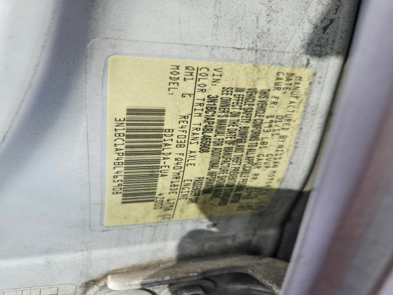 68732106 :رقم المزاد ، 3N1BC1AP4BL465908 vin ، 2011 Nissan Versa مزاد بيع