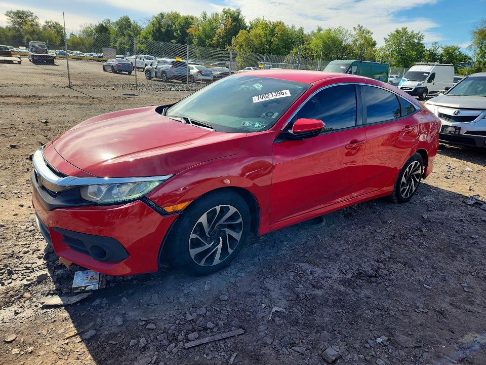 70621396 :رقم المزاد ، 2HGFC2F50HH519753 vin ، 2017 Honda Civic مزاد بيع