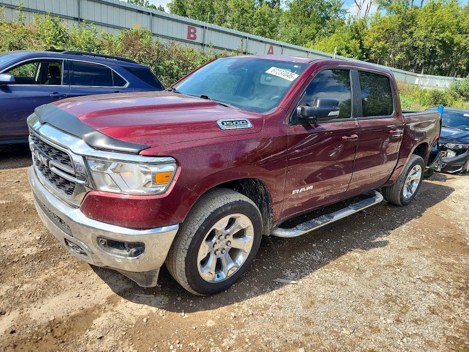 2022 Ram 1500 Big Horn/l მანქანა იყიდება აუქციონზე, vin: 1C6SRFFT3NN397286, აუქციონის ნომერი: 67237046