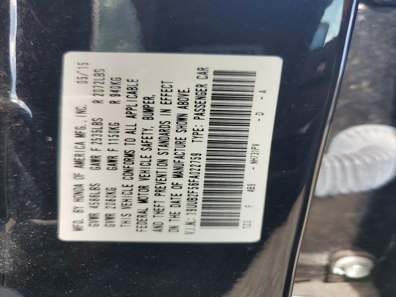 2015 Acura Tlx მანქანა იყიდება აუქციონზე, vin: 19UUB2F56FA022759, აუქციონის ნომერი: 68336856
