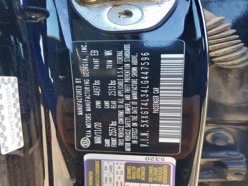 Aukcja sprzedaży 2020 Kia Optima, vin: 5XXGT4L34LG447596, numer aukcji: 69260226