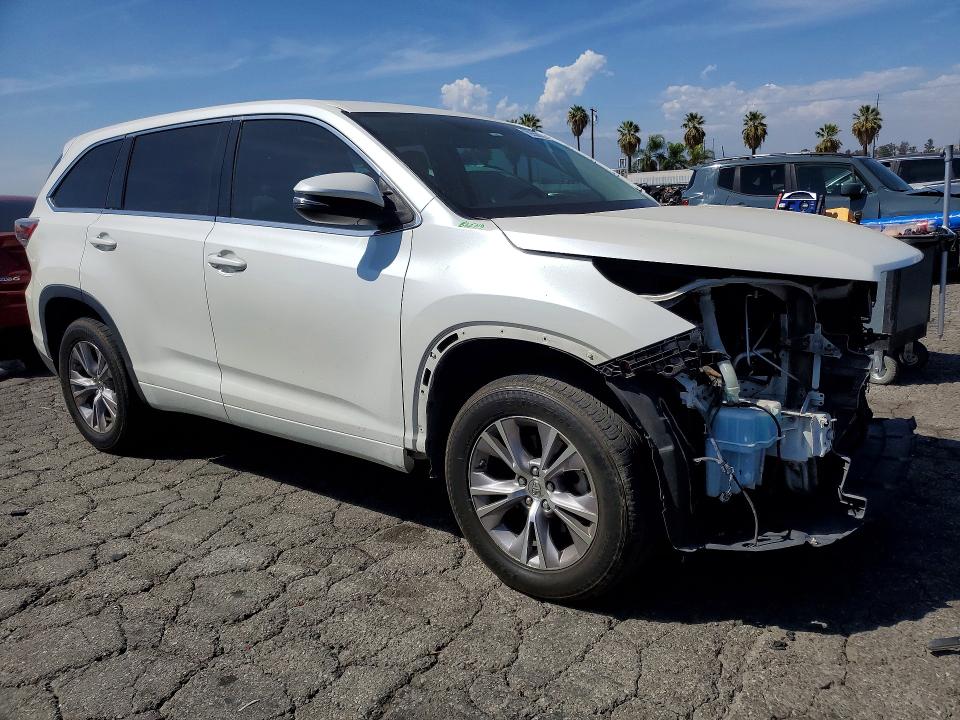 70550126 :رقم المزاد ، 5TDZKRFH4ES020596 vin ، 2014 Toyota Highlander مزاد بيع