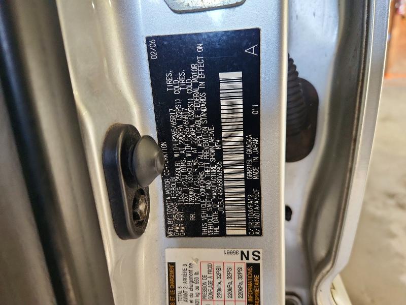 Aukcja sprzedaży 2006 Toyota 4runner, vin: JTEBU14RX68068906, numer aukcji: 67766796