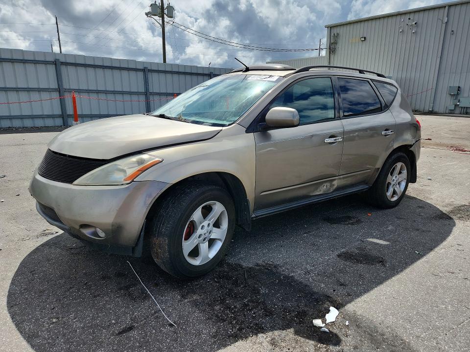 2003 Nissan Murano მანქანა იყიდება აუქციონზე, vin: JN8AZ08T93W119888, აუქციონის ნომერი: 67042676