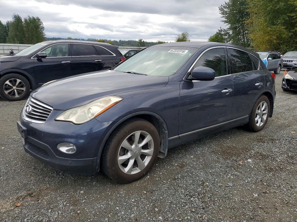 67222316 :رقم المزاد ، JNKAJ09FX8M354734 vin ، 2008 Infiniti Ex35 مزاد بيع