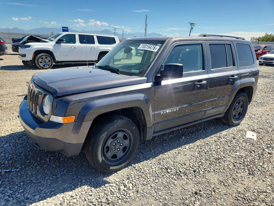 70019476 :رقم المزاد ، 1C4NJPBB4GD749297 vin ، 2016 Jeep Patriot مزاد بيع