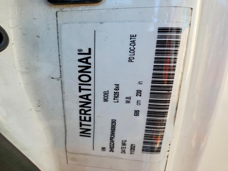 Aukcja sprzedaży 2022 International Lt625, vin: 3HSDZAPR3NN589293, numer aukcji: 70547126