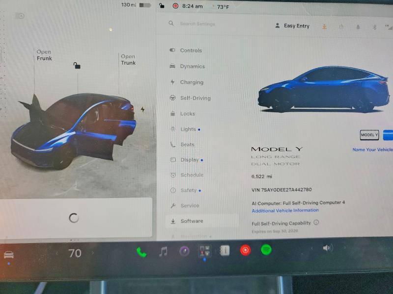 2026 Tesla Model Y მანქანა იყიდება აუქციონზე, vin: 7SAYGDEE2TA442780, აუქციონის ნომერი: 67773526