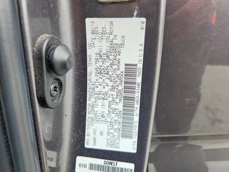Aukcja sprzedaży 2012 Toyota Tacoma, vin: 5TFJX4GN0CX013299, numer aukcji: 68261686