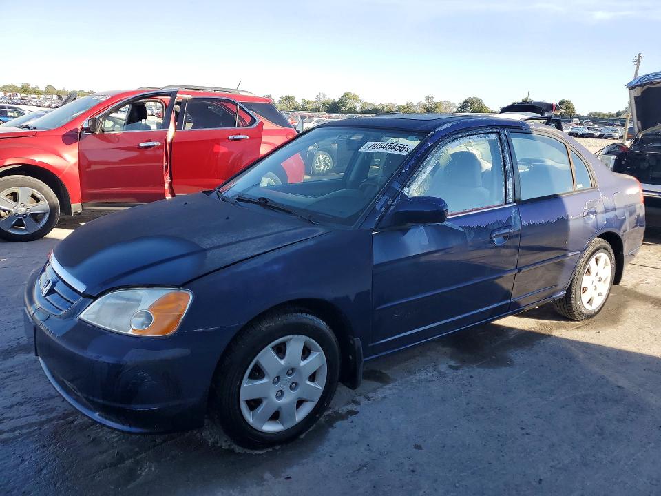 70545456 :رقم المزاد ، 1HGES25842L060618 vin ، 2002 Honda Civic مزاد بيع