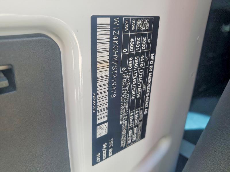 Продажа на аукционе авто 2025 Mercedes-benz Sprinter, vin: W1Z4KGHY7ST219478, номер лота: 68416496