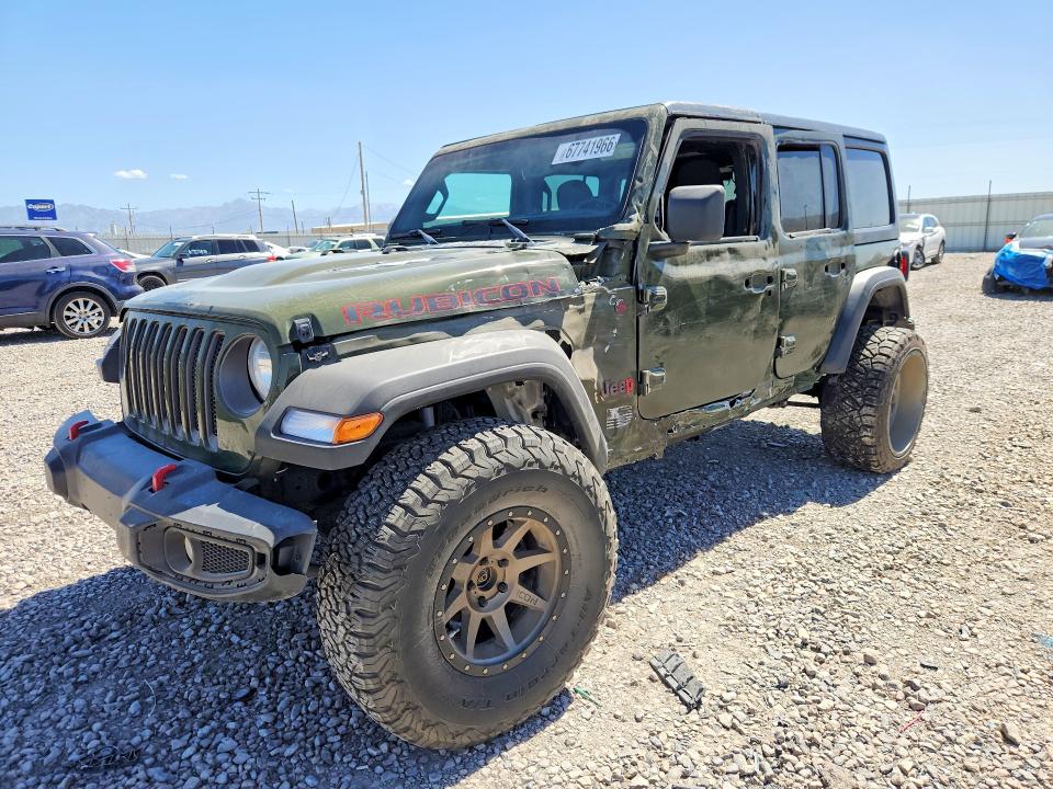 67741966 :رقم المزاد ، 1C4JJXFM7MW536211 vin ، 2021 Jeep Wrangler Unlimited مزاد بيع