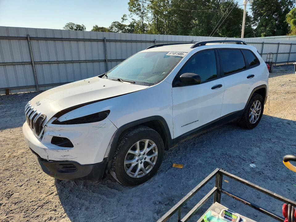 Продаж на аукціоні авто 2017 Jeep Cherokee, vin: 1C4PJMAB6HW584688, номер лоту: 67481986