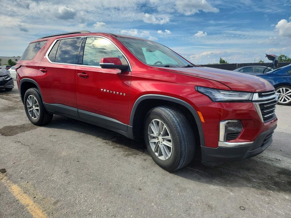 70988506 :رقم المزاد ، 1GNERGKW9NJ145827 vin ، 2022 Chevrolet Traverse مزاد بيع