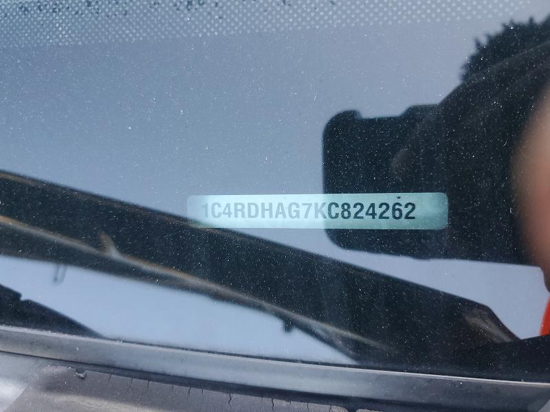 Продаж на аукціоні авто 2019 Dodge Durango, vin: 1C4RDHAG7KC824262, номер лоту: 66899086
