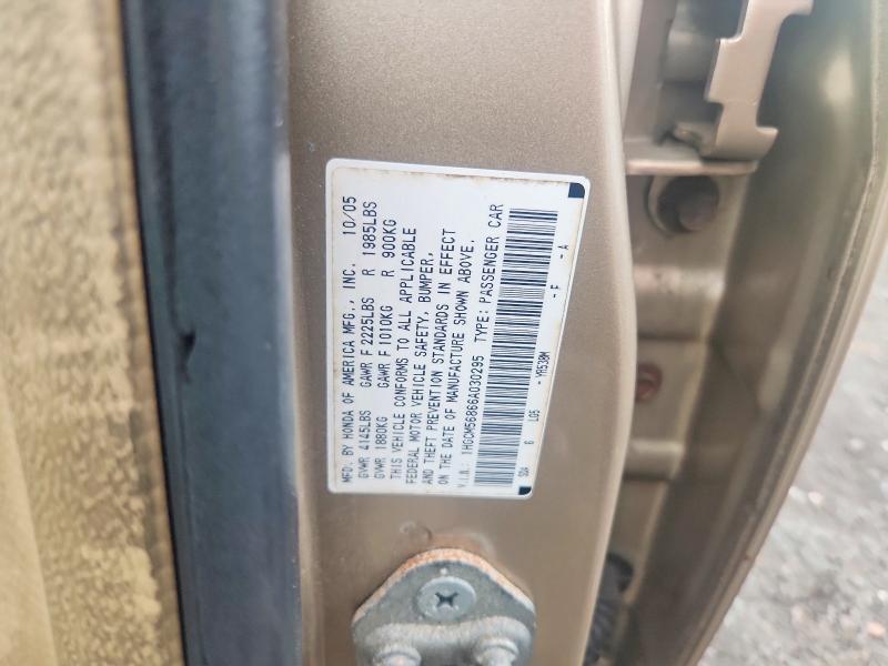 Продаж на аукціоні авто 2006 Honda Accord, vin: 1HGCM56866A030295, номер лоту: 70679676
