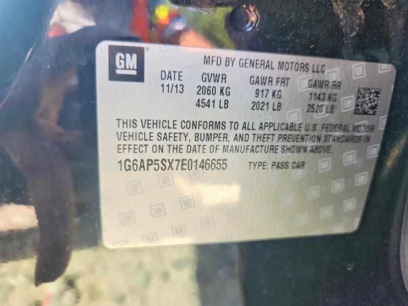 2014 Cadillac Cts მანქანა იყიდება აუქციონზე, vin: 1G6AP5SX7E0146655, აუქციონის ნომერი: 68072726