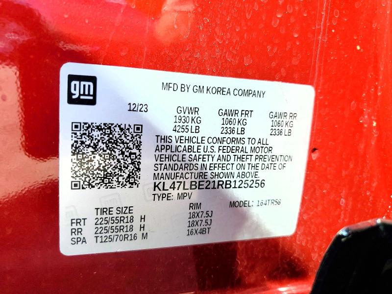 Auction sale of the 2024 Buick Envista, vin: KL47LBE21RB125256, lot number: 70543676
