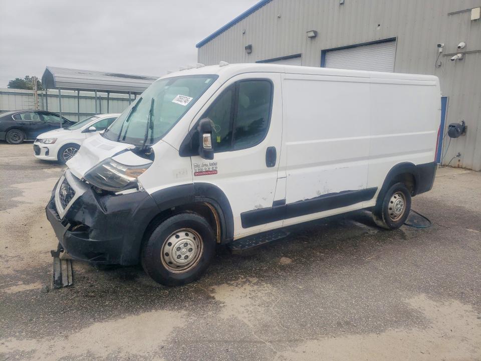70552746 :رقم المزاد ، 3C6TRVAG2KE524294 vin ، 2019 Ram Promaster 1500 مزاد بيع