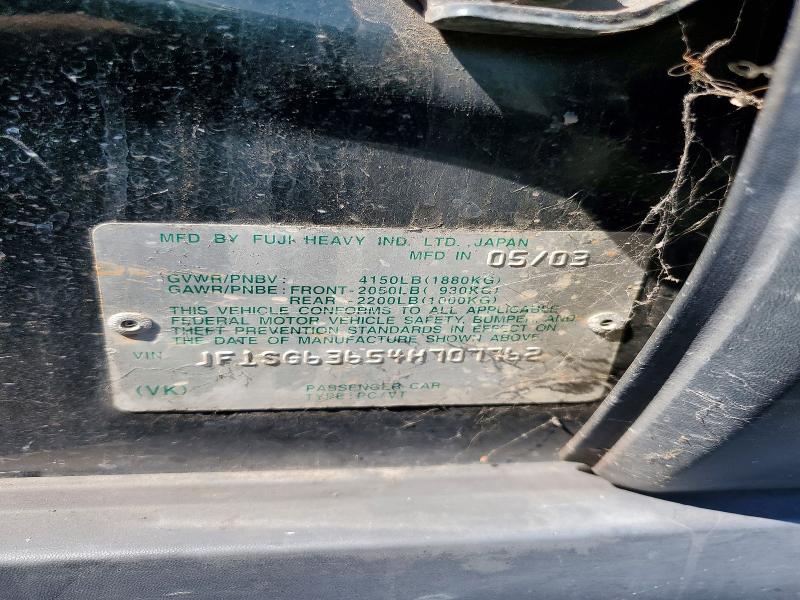 Auction sale of the 2004 Subaru Forester, vin: JF1SG63654H707762, lot number: 70070576
