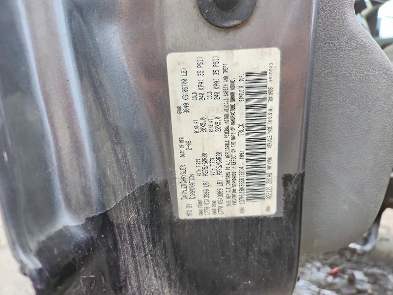 2006 Dodge Ram 1500 მანქანა იყიდება აუქციონზე, vin: 1D7HU18N36S613214, აუქციონის ნომერი: 66826316