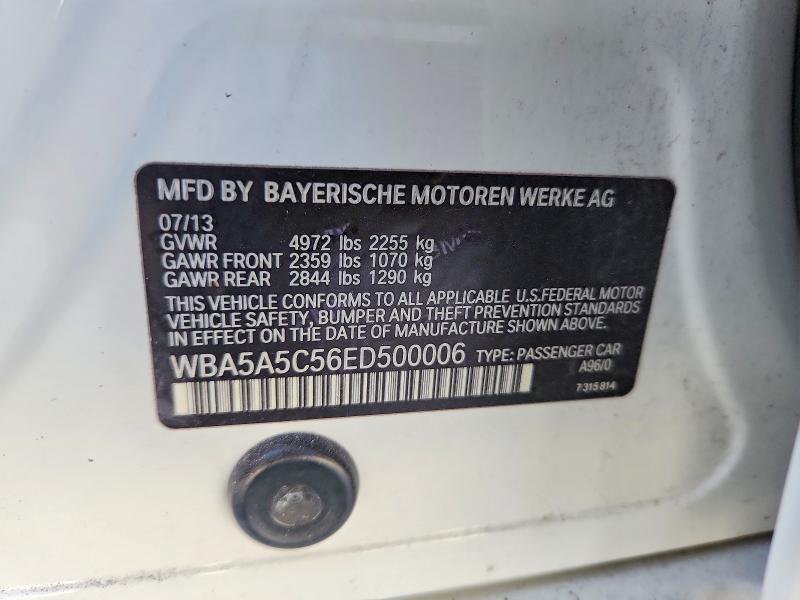 Продаж на аукціоні авто 2014 Bmw 528, vin: WBA5A5C56ED500006, номер лоту: 67988176
