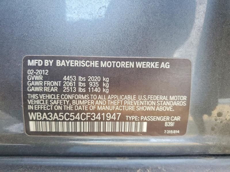 Aukcja sprzedaży 2012 Bmw 328, vin: WBA3A5C54CF341947, numer aukcji: 67936056