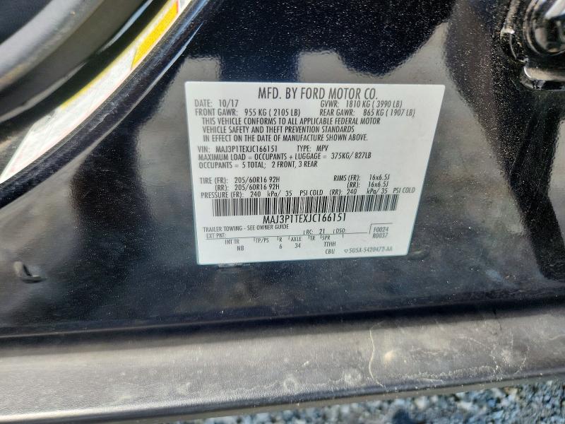 Продаж на аукціоні авто 2018 Ford Ecosport, vin: MAJ3P1TEXJC166151, номер лоту: 68010526