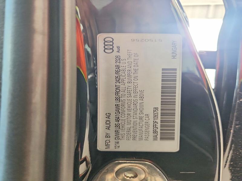 Aukcja sprzedaży 2015 Audi A3, vin: WAUBFGFF0F1093758, numer aukcji: 67017586