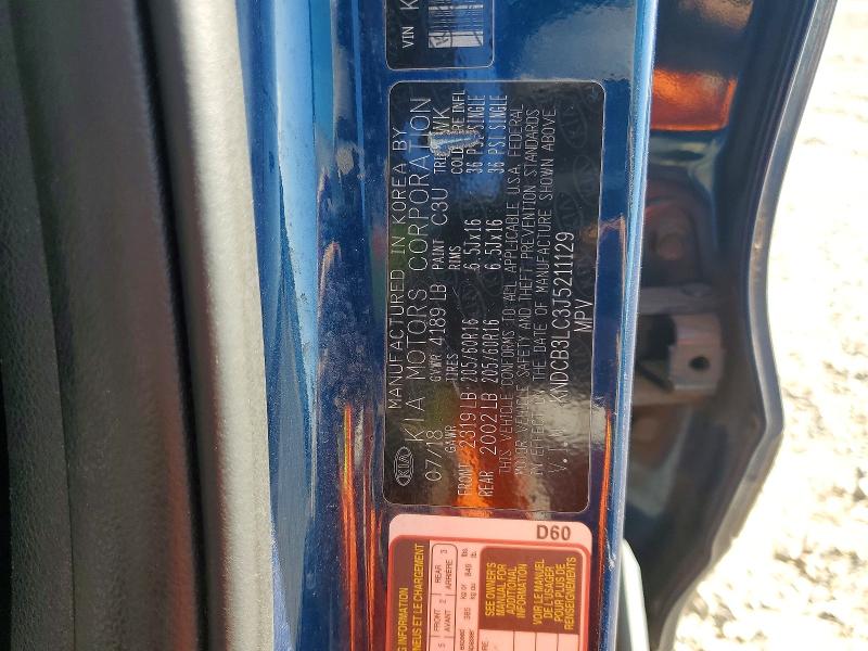 68128966 :رقم المزاد ، KNDCB3LC3J5211129 vin ، 2018 Kia Niro مزاد بيع