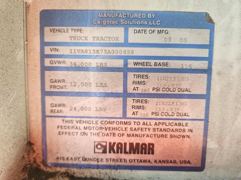 Продажа на аукционе авто 2005 Ottawa Yt, vin: 11VA813E75A000658, номер лота: 68233126