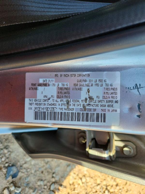 Продаж на аукціоні авто 2011 Mazda Mazda2, vin: JM1DE1HY1B0123571, номер лоту: 69252626