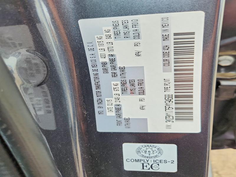 68996966 :رقم المزاد ، 3MZBM1V76FM194688 vin ، 2015 Mazda 3 مزاد بيع