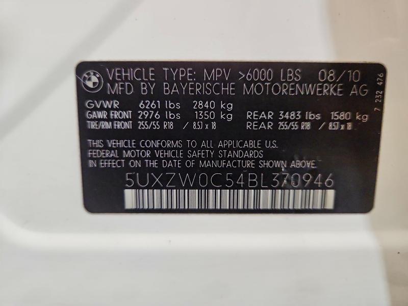 Продажа на аукционе авто 2011 Bmw X5, vin: 5UXZW0C54BL370946, номер лота: 68008246