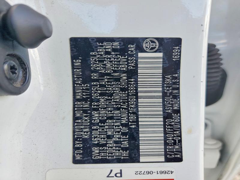 2016 Toyota Camry მანქანა იყიდება აუქციონზე, vin: 4T1BF1FK9GU168644, აუქციონის ნომერი: 69630706