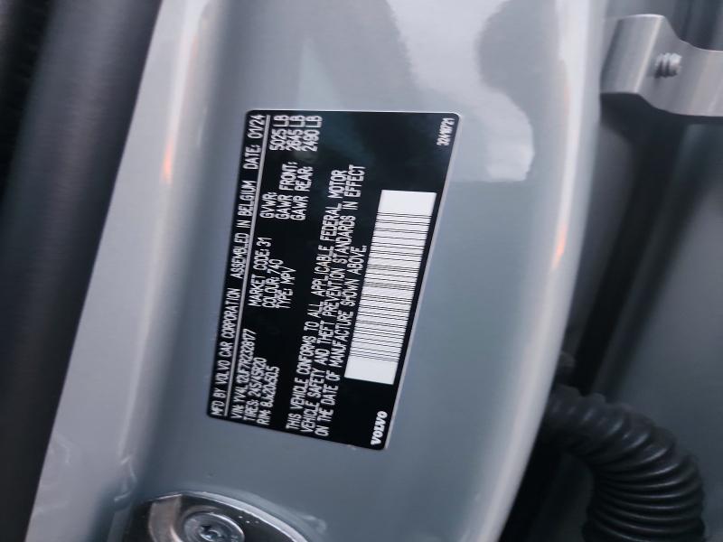 Aukcja sprzedaży 2024 Volvo Xc40, vin: YV4L12UF7R2328177, numer aukcji: 68490466