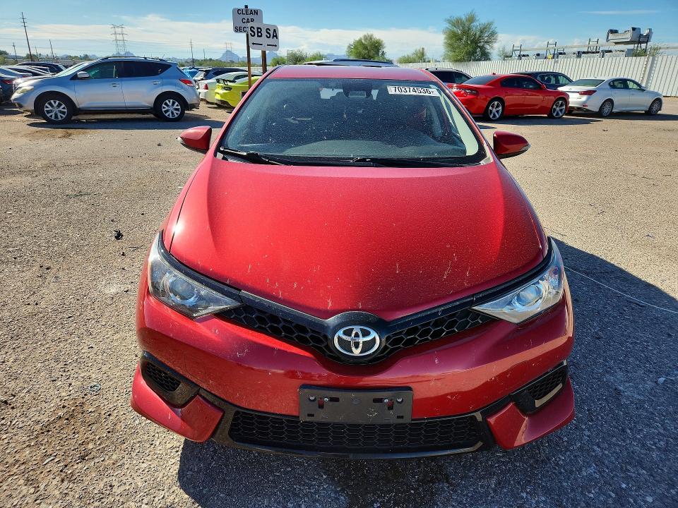 2017 Toyota Corolla Im მანქანა იყიდება აუქციონზე, vin: JTNKARJE9HJ529579, აუქციონის ნომერი: 70374536