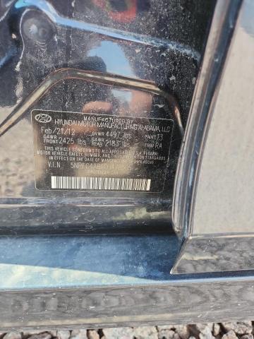 2012 Hyundai Sonata მანქანა იყიდება აუქციონზე, vin: 5NPEC4AB1CH478505, აუქციონის ნომერი: 67180156