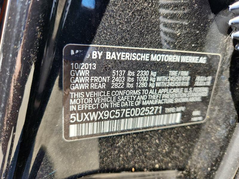 2014 Bmw X3 მანქანა იყიდება აუქციონზე, vin: 5UXWX9C57E0D25271, აუქციონის ნომერი: 70690226