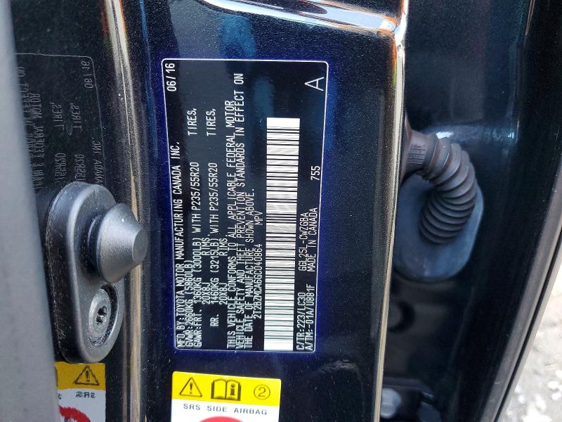 Aukcja sprzedaży 2016 Lexus Rx 350, vin: 2T2BZMCA6GC040864, numer aukcji: 67221516