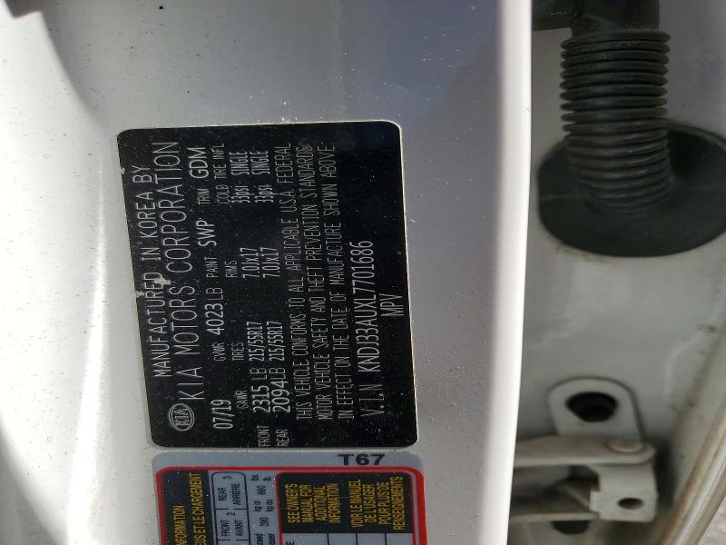 Продаж на аукціоні авто 2020 Kia Soul, vin: KNDJ33AUXL7701686, номер лоту: 69700996