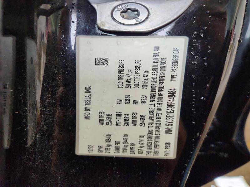 Aukcja sprzedaży 2023 Tesla Model 3, vin: 5YJ3E1EA9PF449484, numer aukcji: 69934566