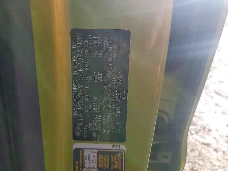 Aukcja sprzedaży 2014 Kia Soul, vin: KNDJP3A58E7719037, numer aukcji: 68504586