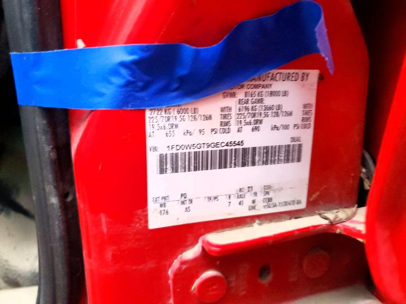 68839206 :رقم المزاد ، 1FD0W5GT9GEC45545 vin ، 2016 Ford F550 مزاد بيع