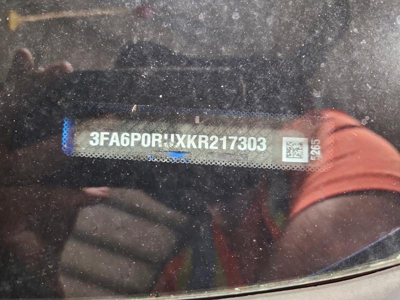 Aukcja sprzedaży 2019 Ford Fusion, vin: 3FA6P0RUXKR217303, numer aukcji: 68140906