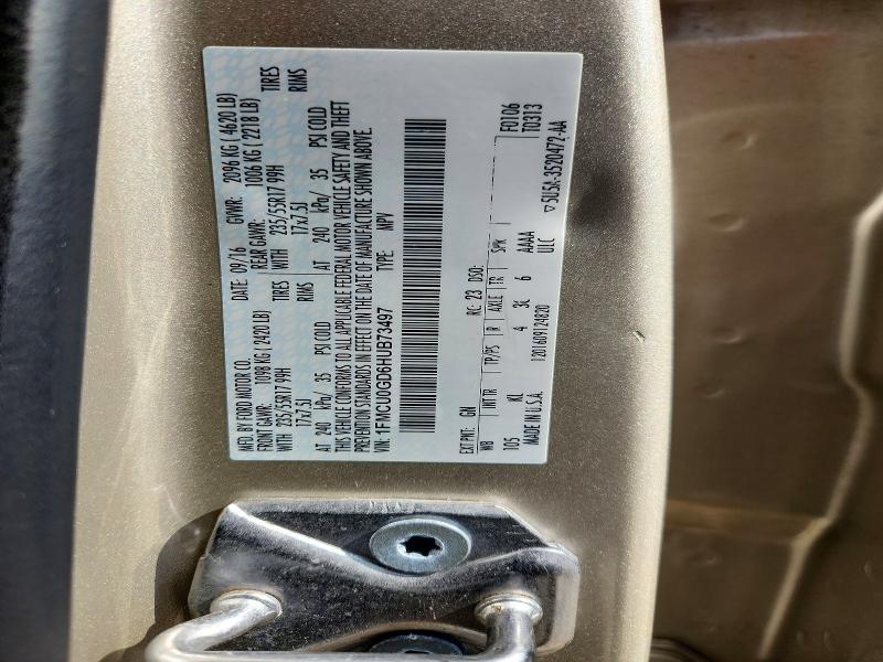 2017 Ford Escape მანქანა იყიდება აუქციონზე, vin: 1FMCU0GD6HUB73497, აუქციონის ნომერი: 67724116