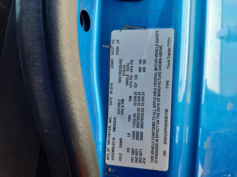 Aukcja sprzedaży 2019 International Lt625, vin: 3HSKZAPRXKN391782, numer aukcji: 66894056