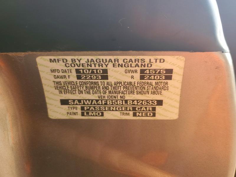 70824336 :رقم المزاد ، SAJWA4FB5BLB42633 vin ، 2011 Jaguar Xk مزاد بيع