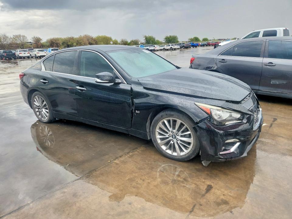 2018 Infiniti Q50 მანქანა იყიდება აუქციონზე, vin: JN1EV7AP3JM350411, აუქციონის ნომერი: 70925836