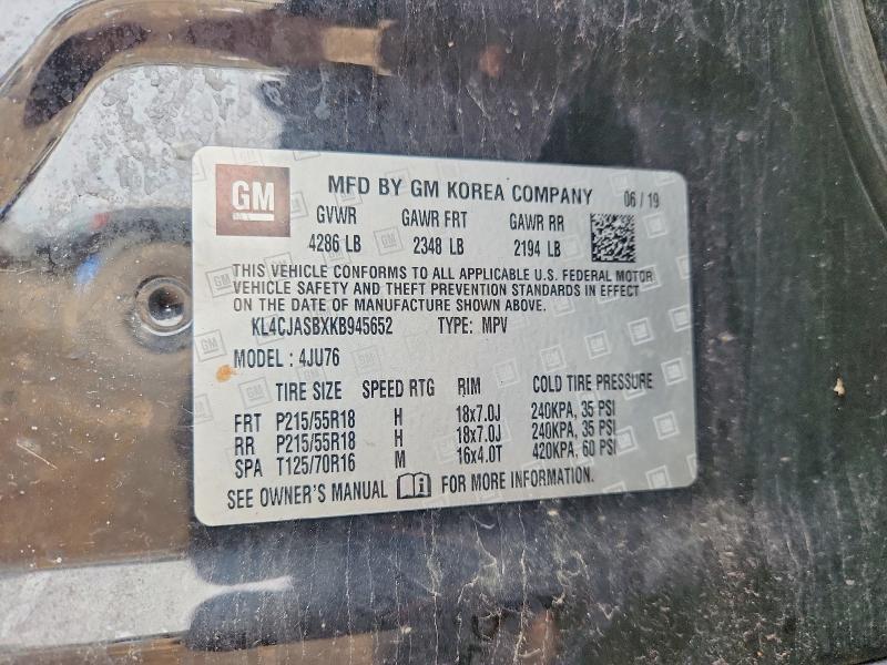 Продажа на аукционе авто 2019 Buick Encore, vin: KL4CJASBXKB945652, номер лота: 69884786